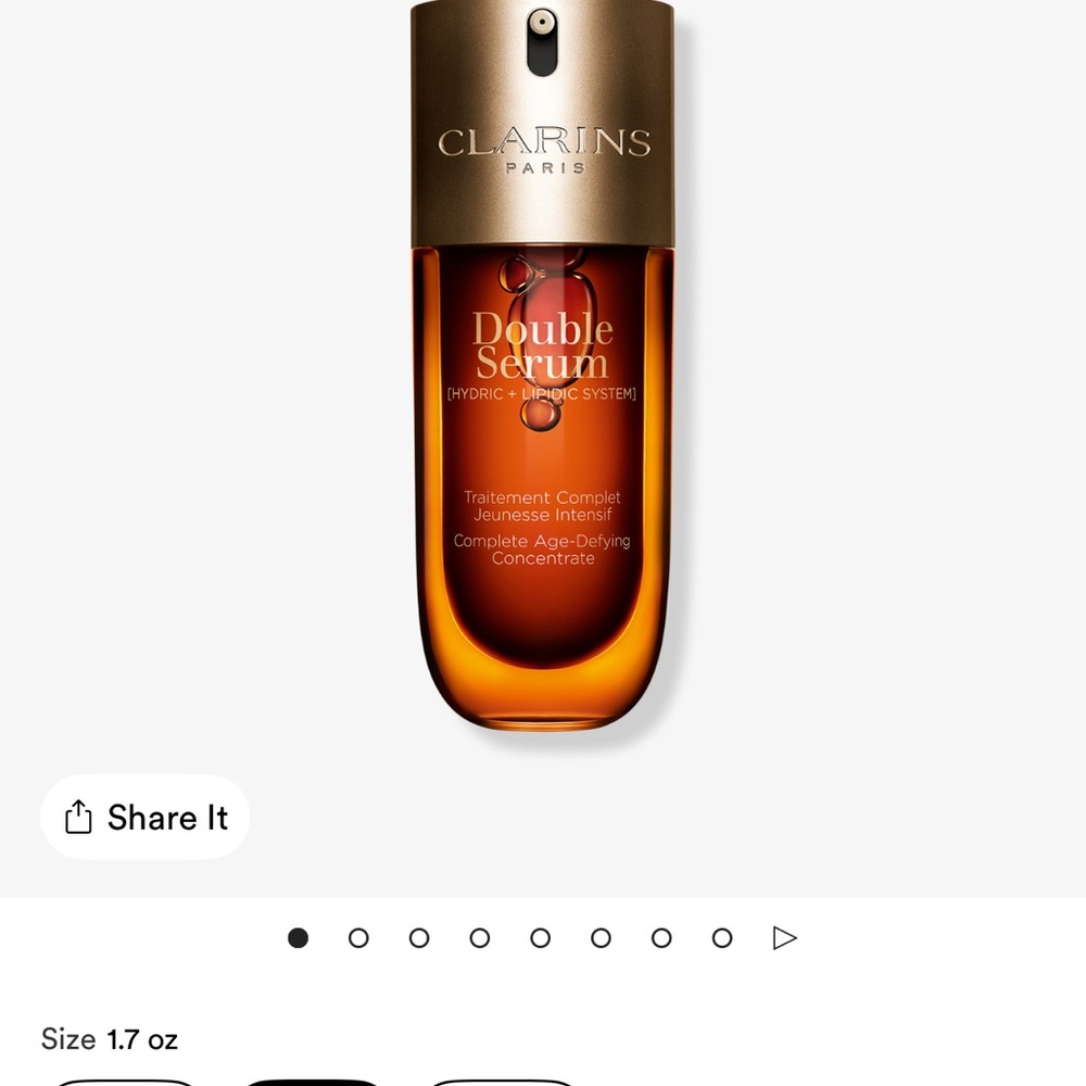 Clarins Light Texture Double Serum 1.7 oz clarins